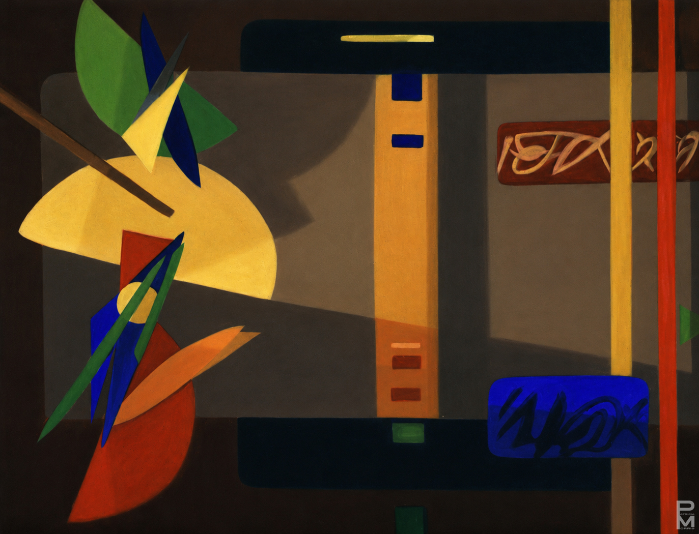 Abstract oil paintings inspired by music. Oil on canvas, 18x24 inches